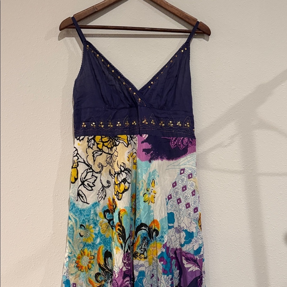 Floral Multicolor Midi Skirt - Picture 2 of 7